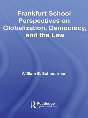 cover image of Frankfurt School Perspectives on Globalization, Democracy, and the Law